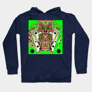 radiactive mictlan alien ecopop Hoodie